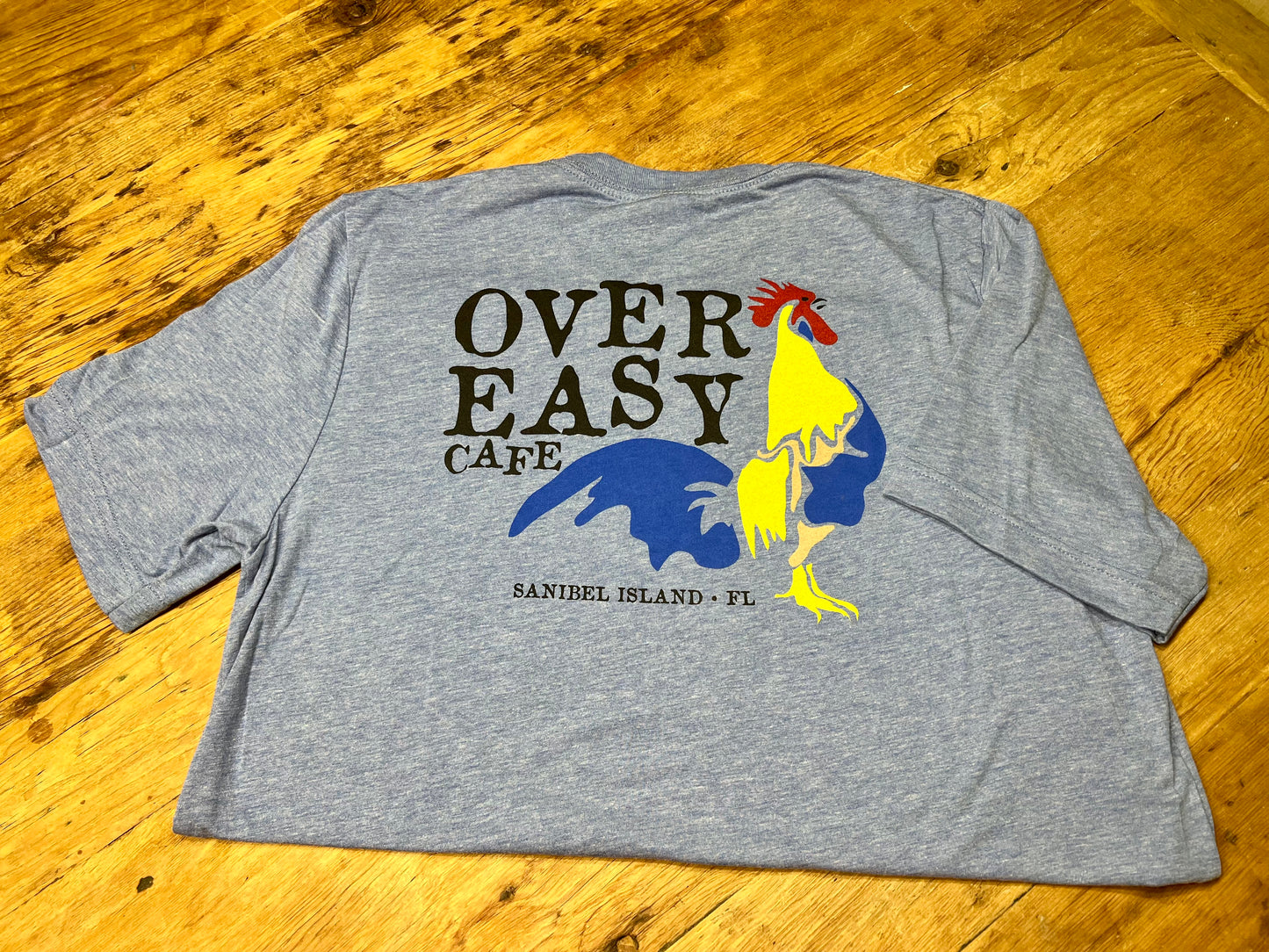 Over Easy Cafe Abstract Rooster T-shirt