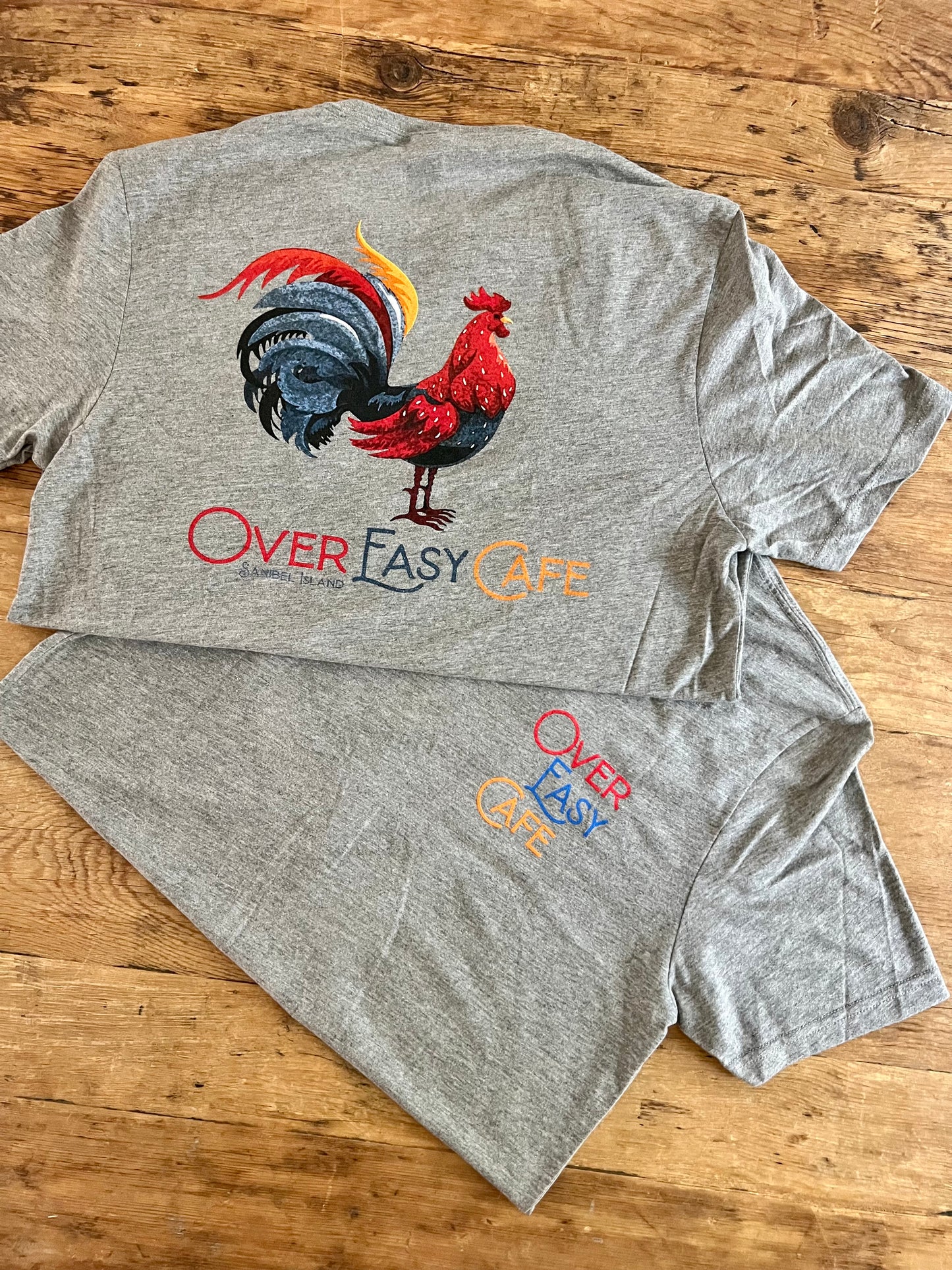 Over Easy Cafe Classic Rooster T-shirt