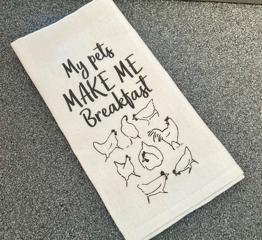 White Cotton Kitchen Towels